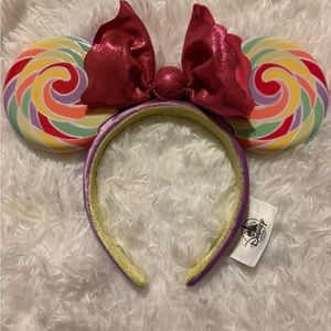 Disney Parks Plastic Lollipop Minnie Ears